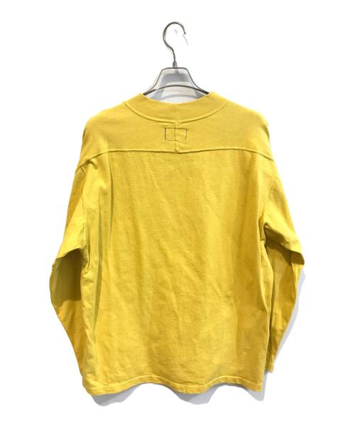 THE NORTHFACE PURPLELABEL（ザ・ノースフェイス パープルレーベル）THE NORTHFACE PURPLELABEL (ザ・ノースフェイス パープルレーベル) 8oz L/S Football Tee イエロー サイズ:Lの古着・服飾アイテム