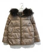 nano・universeナノ・ユニバース）の古着「フードショートダウン」｜ブラウン