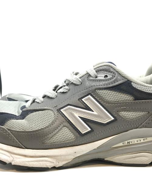 NEW BALANCE（ニューバランス）NEW BALANCE (ニューバランス) 990 V3 ローカットスニーカー グレー サイズ:28の古着・服飾アイテム