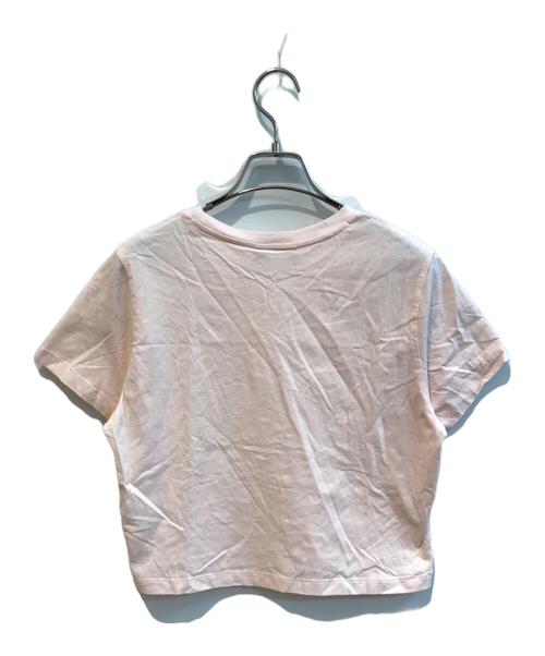 maison kitsune（メゾンキツネ）MAISON KITSUNE (メゾンキツネ) ベイビーフォックスパッチ ピンク サイズ:Mの古着・服飾アイテム