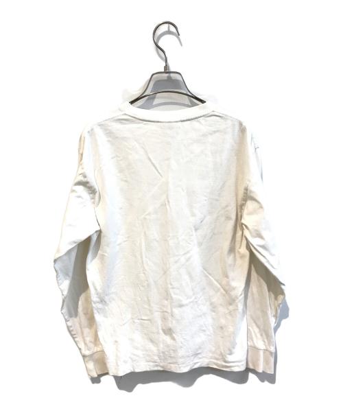 A BATHING APE（ア ベイシング エイプ）A BATHING APE (ア ベイシング エイプ) カモフラロゴカットソー　001LTF751022X ホワイト サイズ:SIZE Sの古着・服飾アイテム