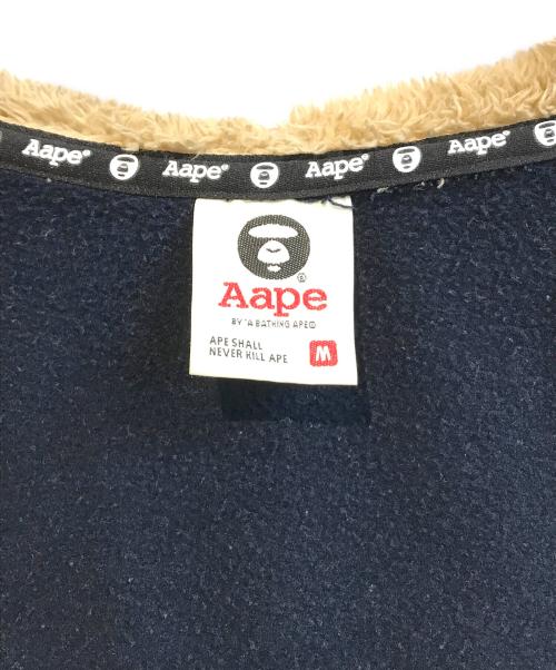 Aape BY A BATHING APE（エーエイプ バイ アベイシングエイプ）AAPE BY A BATHING APE (エーエイプ バイ アベイシングエイプ) UNION (ユニオン) スナップボタンジャケット ネイビー サイズ:Mの古着・服飾アイテム