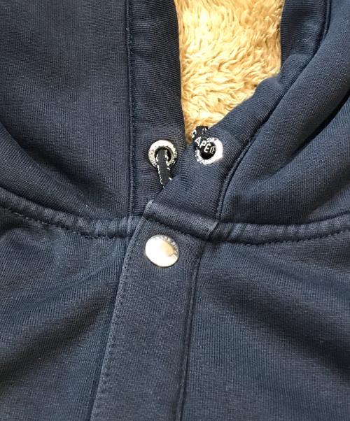 Aape BY A BATHING APE（エーエイプ バイ アベイシングエイプ）AAPE BY A BATHING APE (エーエイプ バイ アベイシングエイプ) UNION (ユニオン) スナップボタンジャケット ネイビー サイズ:Mの古着・服飾アイテム