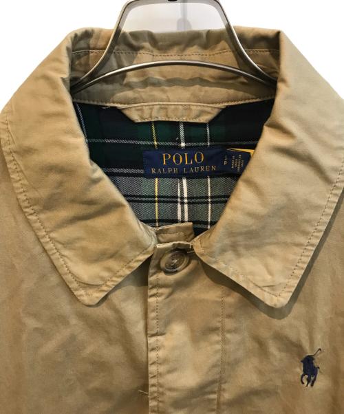 POLO RALPH LAUREN（ポロ・ラルフローレン）POLO RALPH LAUREN (ポロ・ラルフローレン) ステンカラーコート ベージュ サイズ:Sの古着・服飾アイテム