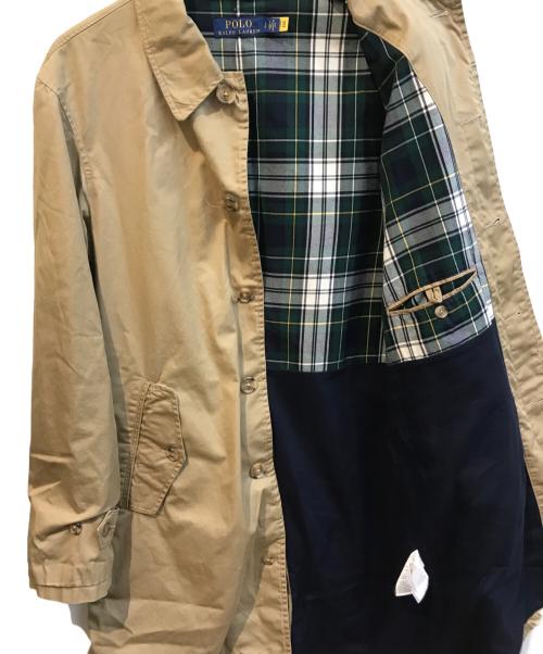 POLO RALPH LAUREN（ポロ・ラルフローレン）POLO RALPH LAUREN (ポロ・ラルフローレン) ステンカラーコート ベージュ サイズ:Sの古着・服飾アイテム