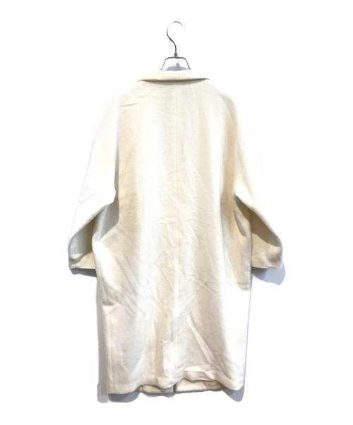 mizuiro-ind（ミズイロインド）mizuiro-ind (ミズイロインド) スタンドカラーコート アイボリー サイズ:FREEの古着・服飾アイテム