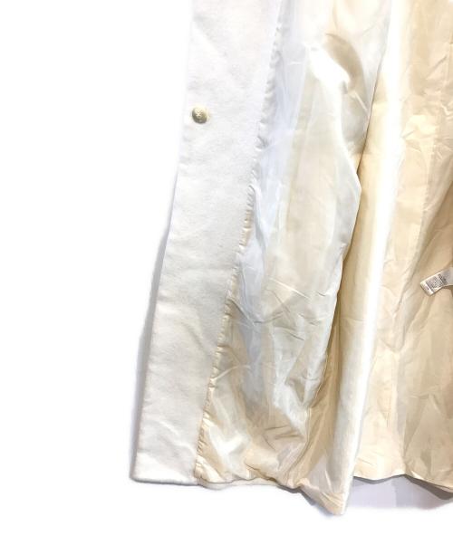 mizuiro-ind（ミズイロインド）mizuiro-ind (ミズイロインド) スタンドカラーコート アイボリー サイズ:FREEの古着・服飾アイテム
