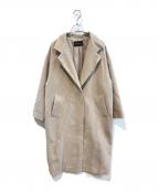 mizuiro-indミズイロインド）の古着「スタンドカラーコート」｜ベージュ