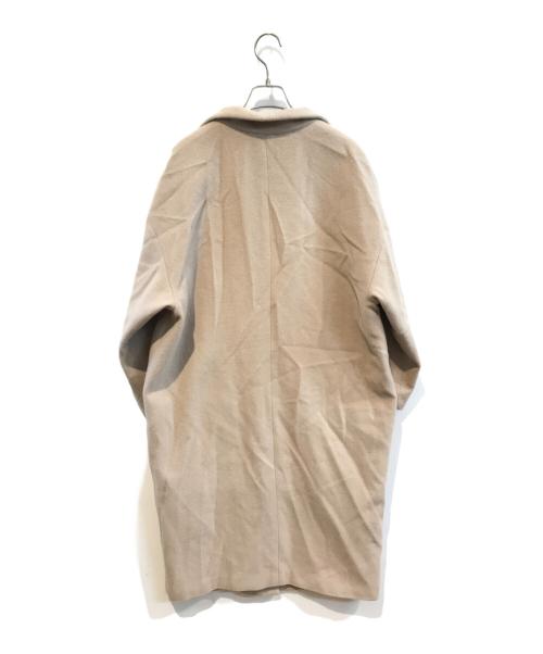 mizuiro-ind（ミズイロインド）mizuiro-ind (ミズイロインド) スタンドカラーコート ベージュ サイズ:FREEの古着・服飾アイテム