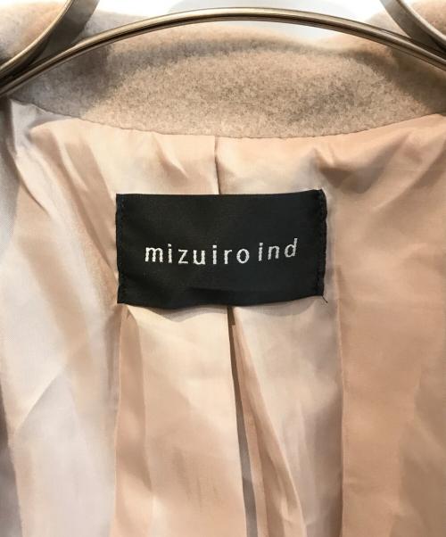 mizuiro-ind（ミズイロインド）mizuiro-ind (ミズイロインド) スタンドカラーコート ベージュ サイズ:FREEの古着・服飾アイテム