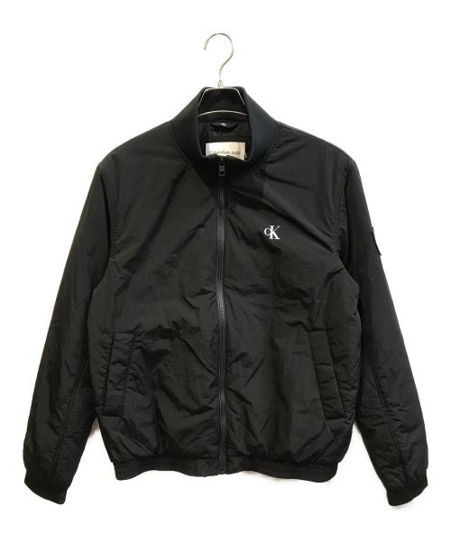 Calvin Klein Jeans（カルバンクラインジーンズ）Calvin Klein Jeans (カルバンクラインジーンズ) PADDED HARRINGTON　J30J325592 ブラック サイズ:L 未使用品の古着・服飾アイテム