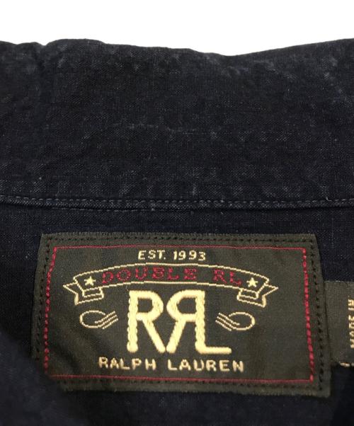 RRL（ダブルアールエル）RRL (ダブルアールエル) シアサッカーキャンプシャツ インディゴ サイズ:Ｓの古着・服飾アイテム