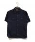 RRL（ダブルアールエル）の古着「シアサッカーキャンプシャツ」｜インディゴ
