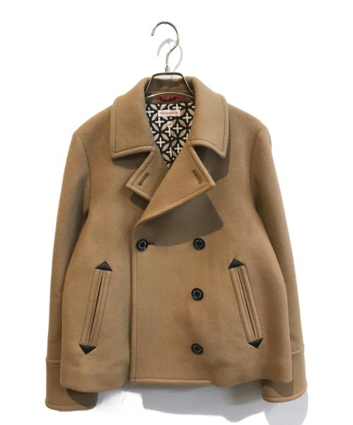 DRESSTERIOR（ドレステリア）DRESSTERIOR (ドレステリア) Super100'sショートレングスPジャケット ベージュ サイズ:36の古着・服飾アイテム