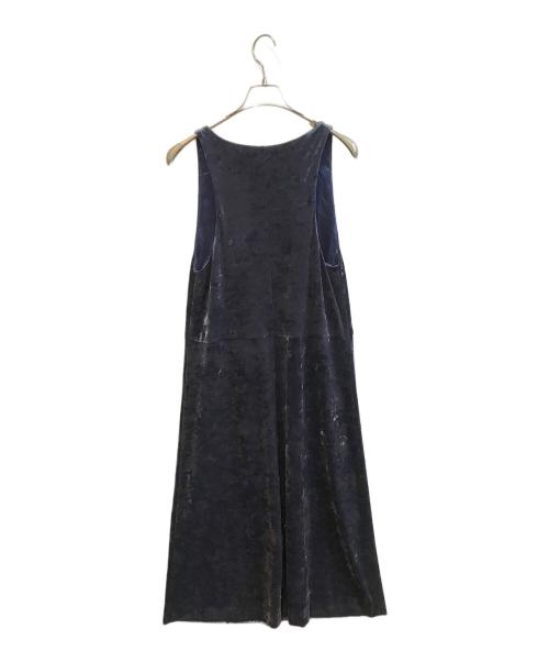 PS Paul Smith（ＰＳポールスミス）PS Paul Smith (ＰＳポールスミス) ベロアジャージワンピース　245354 ネイビー サイズ:Lの古着・服飾アイテム