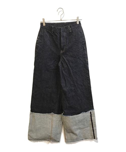 LIVINGTONE（リヴィントーン）LIVINGTONE (リヴィントーン) DOLK － Turn up long　LT-DOLK-01 インディゴ サイズ:38の古着・服飾アイテム