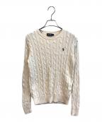 POLO RALPH LAURENポロ・ラルフローレン）の古着「ニット」｜アイボリー