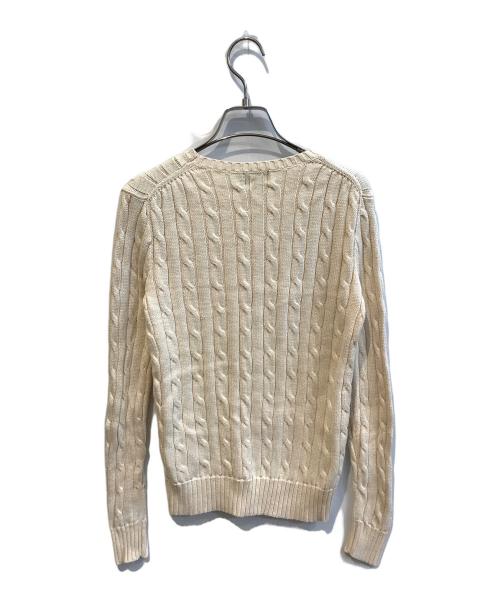 POLO RALPH LAUREN（ポロ・ラルフローレン）POLO RALPH LAUREN (ポロ・ラルフローレン) ニット アイボリー サイズ:XSの古着・服飾アイテム