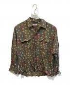 Sun Surfサンサーフ）の古着「長袖アロハシャツ」｜ブラウン