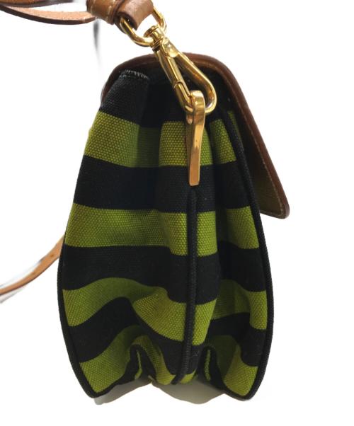 PRADA（プラダ）PRADA (プラダ) カナパショルダーバッグ グリーンの古着・服飾アイテム