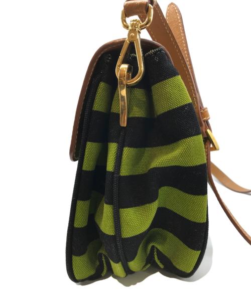 PRADA（プラダ）PRADA (プラダ) カナパショルダーバッグ グリーンの古着・服飾アイテム