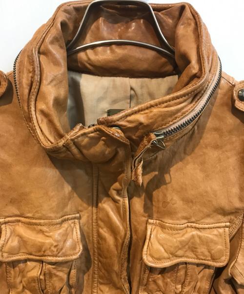 goa（ゴア）goa (ゴア) レザージャケット ベージュ サイズ:Freeの古着・服飾アイテム