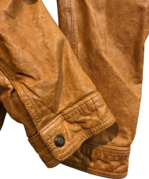 goa（ゴア）goa (ゴア) レザージャケット ベージュ サイズ:Freeの古着・服飾アイテム