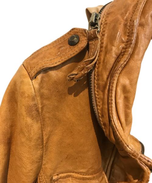 goa（ゴア）goa (ゴア) レザージャケット ベージュ サイズ:Freeの古着・服飾アイテム