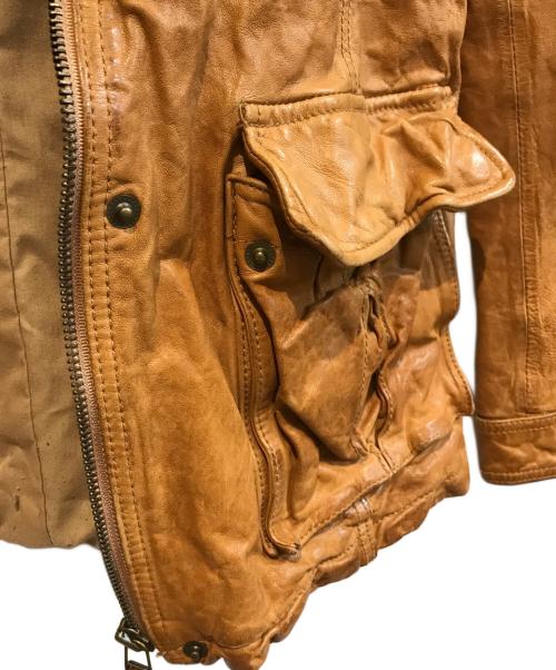 goa（ゴア）goa (ゴア) レザージャケット ベージュ サイズ:Freeの古着・服飾アイテム