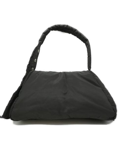 UN3D.（アンスリード）UN3D. (アンスリード) PADDED TRIANGLE MINI BAG ブラックの古着・服飾アイテム