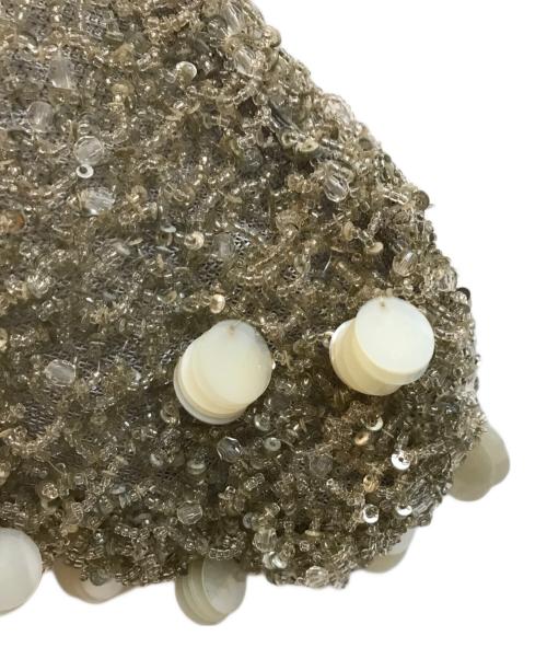 ANTEPRIMA（アンテプリマ）ANTEPRIMA (アンテプリマ) ビーズハンドバッグ ベージュの古着・服飾アイテム