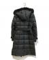 BURBERRY LONDON (バーバリーロンドン) ブルーフォックスダウンコート ブラック サイズ:38：40000円