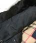 中古・古着 BURBERRY LONDON (バーバリーロンドン) ブルーフォックスダウンコート ブラック サイズ:38：40000円