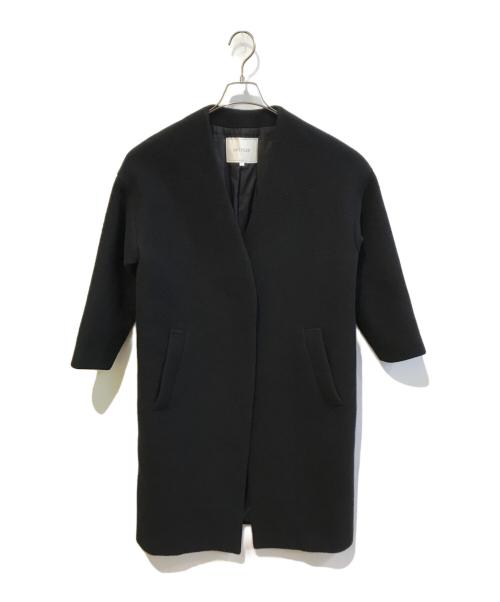 UNTITLED（アンタイトル）UNTITLED (アンタイトル) ノーカラーコート ブラックの古着・服飾アイテム