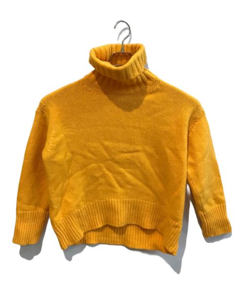 GALERIE VIE（ギャルリーヴィー）GALERIE VIE (ギャルリーヴィー) ファインウールハイネックプルオーバー 23-02-85-02301 オレンジ サイズ:Sの古着・服飾アイテム