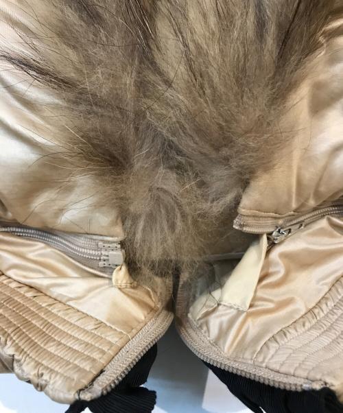 LANVIN en Bleu（ランバンオンブルー）LANVIN en Bleu (ランバンオンブルー) ダウンコート ベージュ サイズ:Mの古着・服飾アイテム