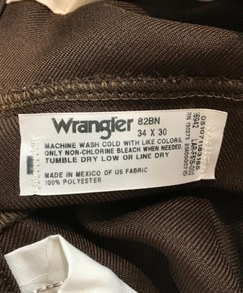 Wrangler（ラングラー）Wrangler (ラングラー) ランチャードレスパンツ ブラウン サイズ:W34の古着・服飾アイテム