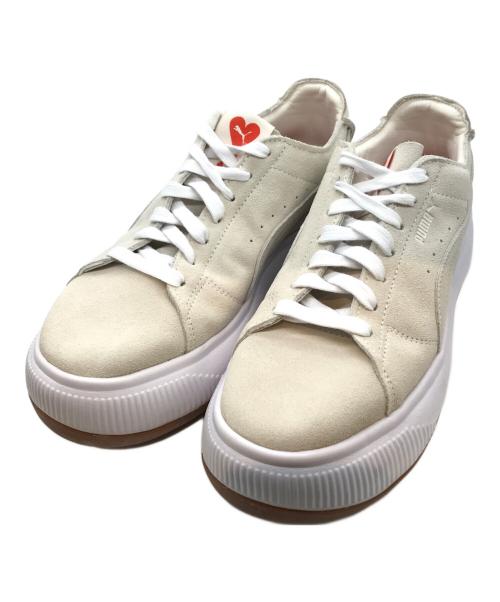 PUMA（プーマ）PUMA (プーマ) ami (アミ) スニーカー ベージュ サイズ:25の古着・服飾アイテム