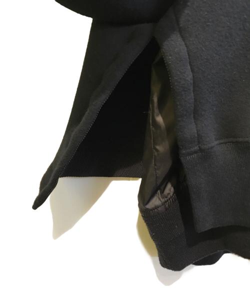 sacai（サカイ）sacai (サカイ) Sponge Sweat Hoodie　24-07108 ブラック サイズ:Mの古着・服飾アイテム