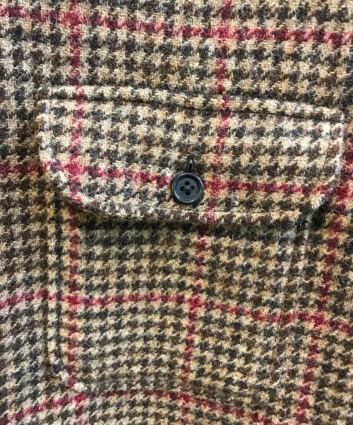 POLO RALPH LAUREN（ポロ・ラルフローレン）POLO RALPH LAUREN (ポロ・ラルフローレン) エルボーパッチシャツ ブラウン サイズ:Mの古着・服飾アイテム