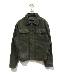 TOM FORD（トムフォード）の古着「コーデュロイジャケット」｜グリーン