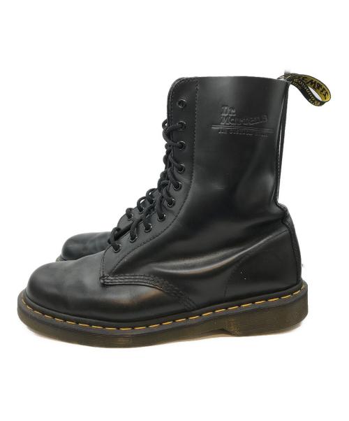 Dr.Martens（ドクターマーチン）Dr.Martens (ドクターマーチン) 10ホールブーツ ブラック サイズ:UK9の古着・服飾アイテム