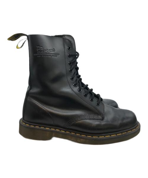 Dr.Martens（ドクターマーチン）Dr.Martens (ドクターマーチン) 10ホールブーツ ブラック サイズ:UK9の古着・服飾アイテム