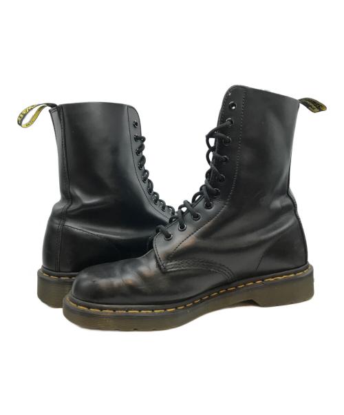Dr.Martens（ドクターマーチン）Dr.Martens (ドクターマーチン) 10ホールブーツ ブラック サイズ:UK9の古着・服飾アイテム