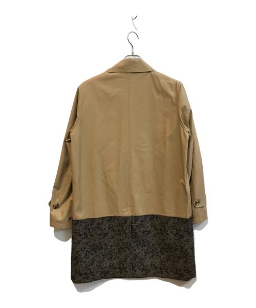 JohnUNDERCOVER（ジョンアンダーカバー）JohnUNDERCOVER (ジョンアンダーカバー) 切替ステンコート ベージュ サイズ:3の古着・服飾アイテム
