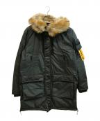 DIESELディーゼル）の古着「中綿ミリタリーコート」｜グリーン