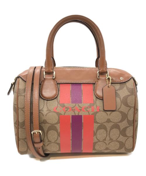 COACH（コーチ）COACH (コーチ) 2WAYショルダーバッグ　F38401 ブラウンの古着・服飾アイテム