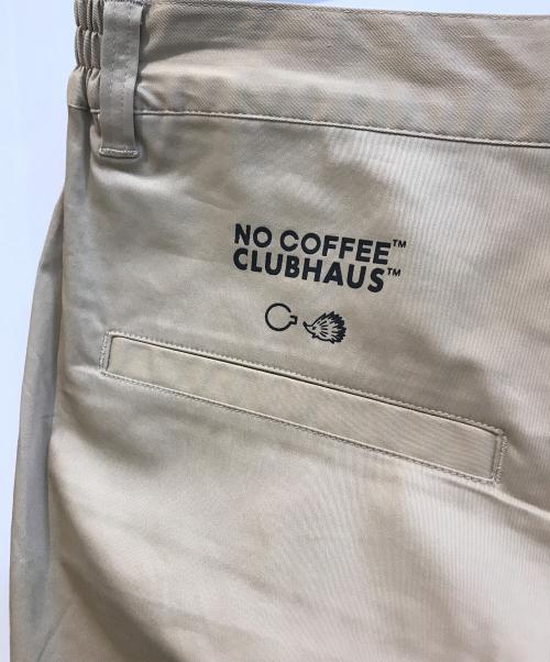 NO COFFEE（ノーコーヒー）NO COFFEE (ノーコーヒー) CLUBHAUS (クラブハウス) ハーフパンツ ベージュ サイズ:XLの古着・服飾アイテム