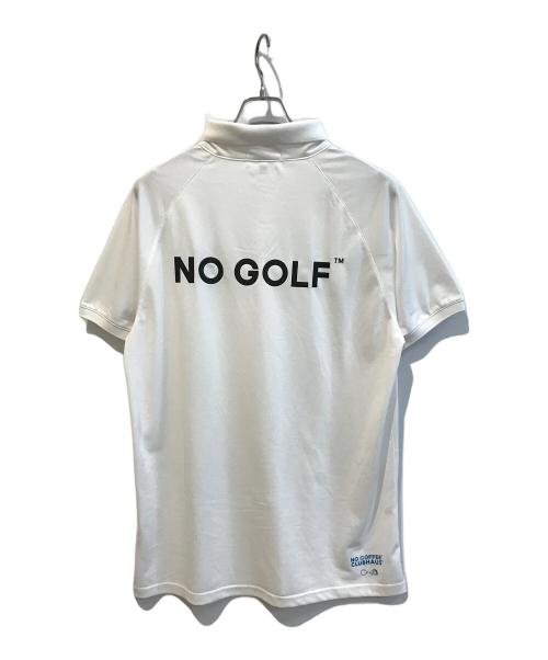 NO COFFEE（ノーコーヒー）NO COFFEE (ノーコーヒー) ポロシャツ ホワイト サイズ:XLの古着・服飾アイテム