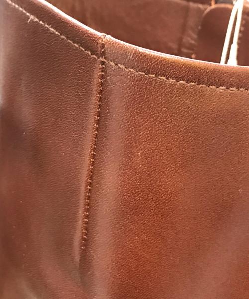 23区（ニジュウサンク）23区 (ニジュウサンク) レザーロングブーツ ブラウン サイズ:38の古着・服飾アイテム